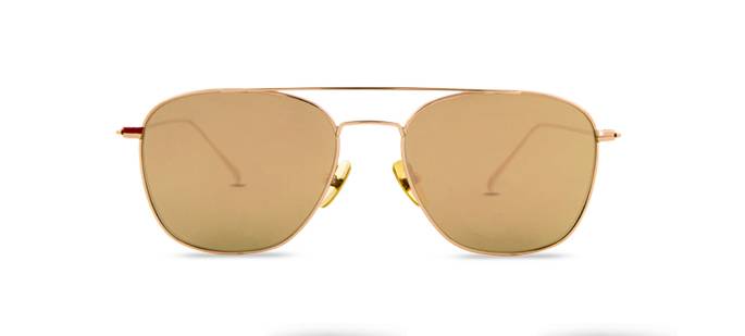Lunette femme or rose