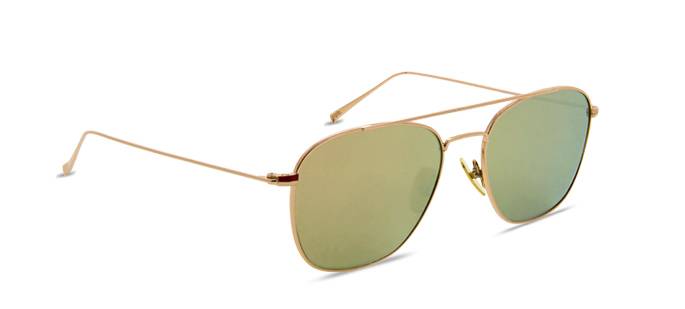 Lunette femme or rose